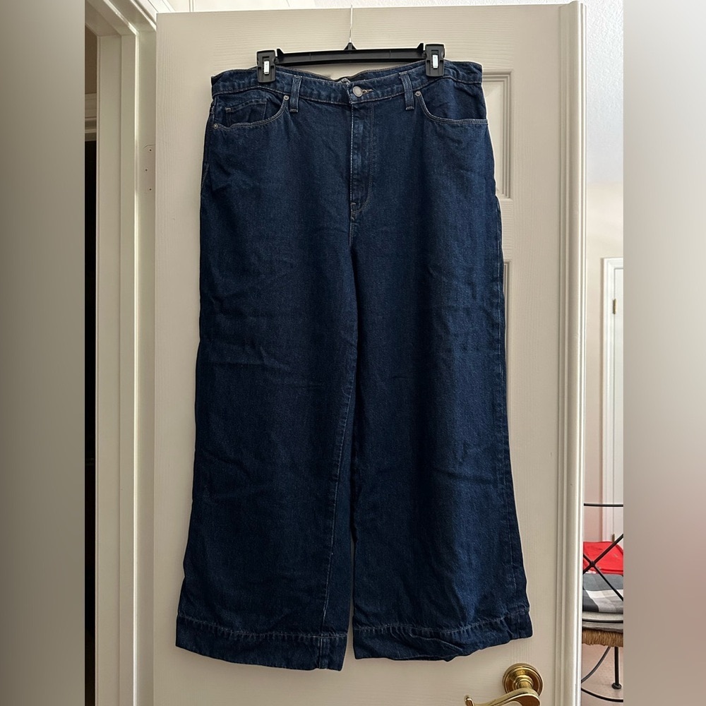 Hudson Holly Wide Leg Cropped Jeans